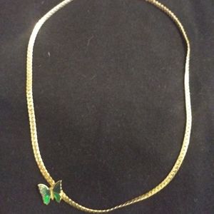 Vintage Avon Butterfly Necklace